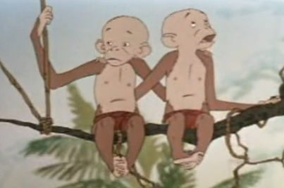 Le château des singes, dessin animé